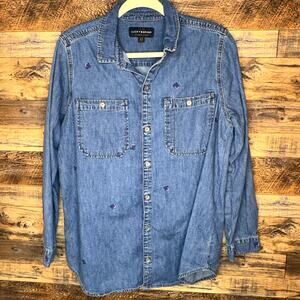 Lucky Brand Blue Button Down Shirt